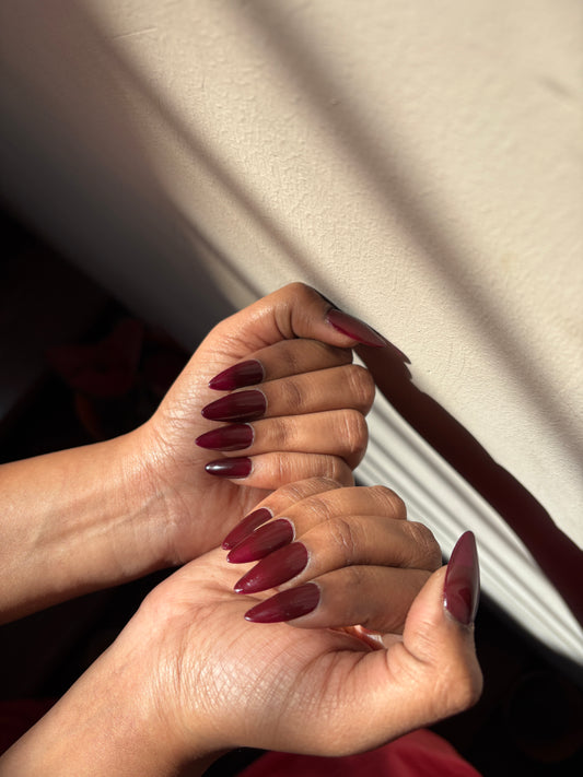 Wine Red - Soft Gel Nails