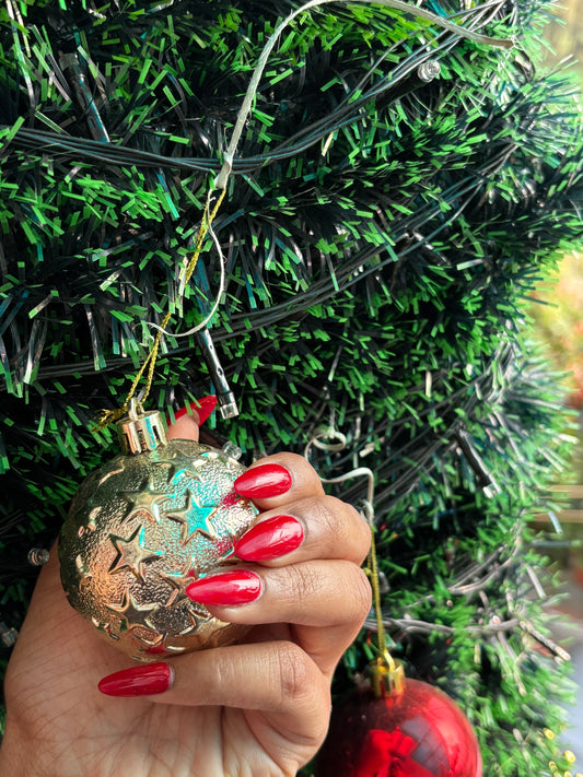 Crimson Red - Soft Gel Nails