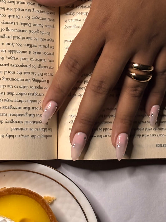 Rhinestone Sparkle - Soft Gel Nails